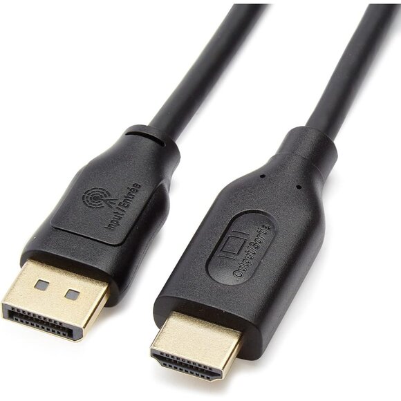 Amazon Basics DisplayPort (Source) to HDMI (Display) Cable, Uni-Directional 3 Ft - Picture 4 of 7